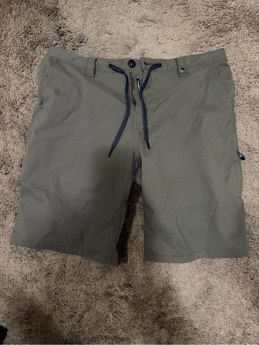 686 Men's Everywhere Hybrid short - relaxed fit Tobacco size 34